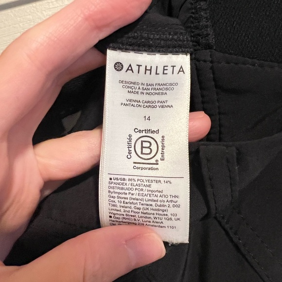Athleta Vienna Cargo Pant Women’s Size 14 Black - Picture 7 of 16